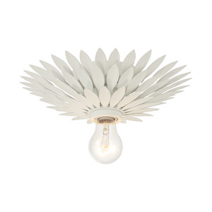 Broche 1 Light Matte White Flush Mount (500-MT) Broche 1 Light Matte White Flush Mount (500-MT)