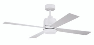 McCoy 52" 4-Blade Ceiling Fan in White w/ White Blades; Light Kit Included (optional) (MCY52W4) McCoy 52" 4-Blade Ceiling Fan in White w/ White Blades; Light Kit Included (optional) (MCY52W4)