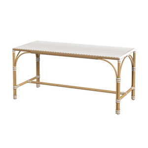 Tobias 40 in. W Outdoor Rectangular Rattan Dining Bench (5650433) Tobias 40 in. W Outdoor Rectangular Rattan Dining Bench (5650433)