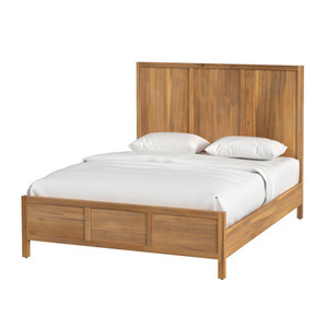 Lark Queen Size Bed, Light Brown (5720312)