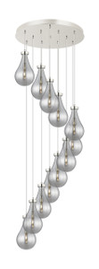 Owego - 12 Light - 24 inch - Polished Nickel - Multi Pendant (126-451-1P-PN-G451-7SM)