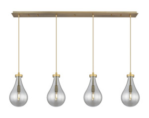 Owego - 4 Light - 49 inch - Brushed Brass - Linear Pendant (124-451-1P-BB-G451-7SM)