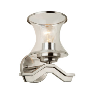 Dorsett 1 Light Brushed Nickel Wall Mount (AC10237BN) Dorsett 1 Light Brushed Nickel Wall Mount (AC10237BN)