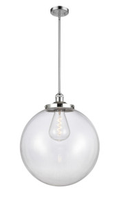 Beacon - 1 Light - 18 inch - Polished Chrome - Stem Hung - Pendant (201S-PC-G202-18-LED)