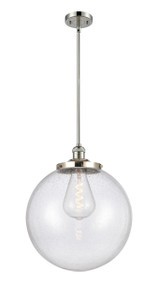 Beacon - 1 Light - 16 inch - Polished Nickel - Stem Hung - Pendant (201S-PN-G204-16-LED)