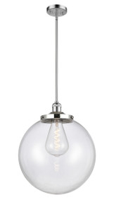 Beacon - 1 Light - 16 inch - Polished Chrome - Stem Hung - Pendant (201S-PC-G202-16-LED)