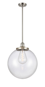 Beacon - 1 Light - 16 inch - Brushed Satin Nickel - Stem Hung - Pendant (201S-SN-G202-16)