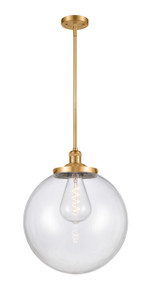 Beacon - 1 Light - 16 inch - Satin Gold - Stem Hung - Pendant (201S-SG-G202-16)