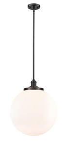 Beacon - 1 Light - 16 inch - Oil Rubbed Bronze - Stem Hung - Pendant (201S-OB-G201-16)