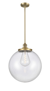 Beacon - 1 Light - 16 inch - Brushed Brass - Stem Hung - Pendant (201S-BB-G202-16)