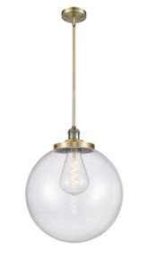 Beacon - 1 Light - 16 inch - Antique Brass - Stem Hung - Pendant (201S-AB-G204-16)