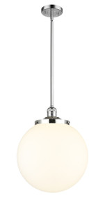 Beacon - 1 Light - 14 inch - Polished Chrome - Stem Hung - Pendant (201S-PC-G201-14)