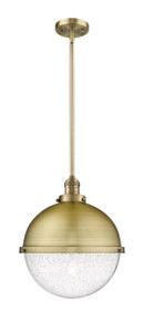 Hampden - 1 Light - 13 inch - Brushed Brass - Stem Hung - Pendant (201S-BB-HFS-124-BB)