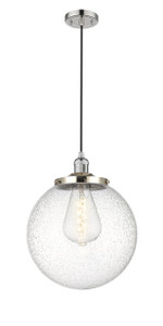 Beacon - 1 Light - 14 inch - Polished Nickel - Cord hung - Mini Pendant (201C-PN-G204-14)