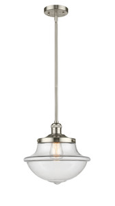 Oxford - 1 Light - 12 inch - Polished Nickel - Stem Hung - Mini Pendant (201S-PN-G542-LED)