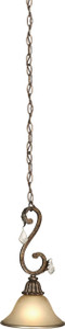 Florence 1 Light Multi Tone Bronze Pendant (AC6591)