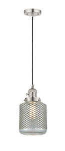 Stanton - 1 Light - 6 inch - Polished Nickel - Cord hung - Mini Pendant (201CSW-PN-G262)