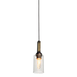 Home Glow 1 Light Distressed Pine Pendant (AC10861DP)