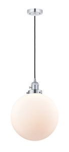 Beacon - 1 Light - 12 inch - Polished Chrome - Cord hung - Mini Pendant (201CSW-PC-G201-12)