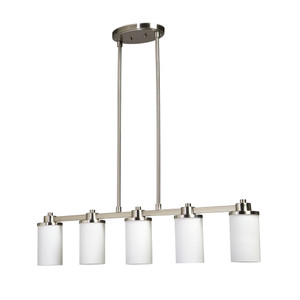 Parkdale 5 Light Polished Nickel Island Light (AC1306PN)