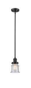 Canton - 1 Light - 5 inch - Oil Rubbed Bronze - Stem Hung - Mini Pendant (201S-OB-G184S-LED) Canton - 1 Light - 5 inch - Oil Rubbed Bronze - Stem Hung - Mini Pendant (201S-OB-G184S-LED)