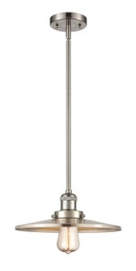 Appalachian - 1 Light - 12 inch - Brushed Satin Nickel - Stem Hung - Mini Pendant (201S-SN-MFR-SN-12)