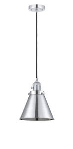 Appalachian - 1 Light - 8 inch - Polished Chrome - Cord hung - Mini Pendant (201CSW-PC-M13-PC)