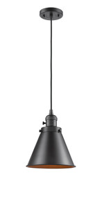 Appalachian - 1 Light - 8 inch - Oil Rubbed Bronze - Cord hung - Mini Pendant (201CSW-OB-M13-OB)