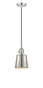 Addison - 1 Light - 5 inch - Polished Nickel - Cord hung - Mini Pendant (201CSW-PN-M9)