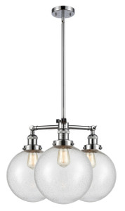 Beacon - 3 Light - 24 inch - Polished Chrome - Stem Hung - Chandelier (207-PC-G204-10)