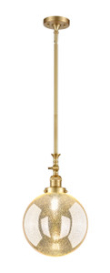 Beacon - 1 Light - 10 inch - Satin Gold - Stem Hung - Mini Pendant (206-SG-G208-10)