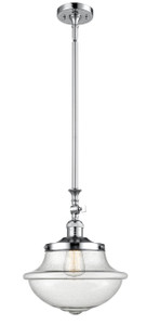 Oxford - 1 Light - 12 inch - Polished Chrome - Stem Hung - Mini Pendant (206-PC-G544-LED)