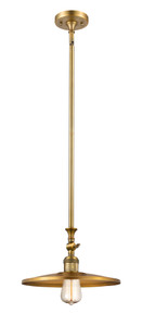 Appalachian - 1 Light - 12 inch - Brushed Brass - Stem Hung - Mini Pendant (206-BB-MFR-BB-12)