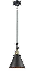 Appalachian - 1 Light - 8 inch - Black Antique Brass - Stem Hung - Mini Pendant (206-BAB-M13-BK) Appalachian - 1 Light - 8 inch - Black Antique Brass - Stem Hung - Mini Pendant (206-BAB-M13-BK)