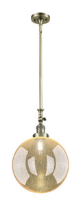 Beacon - 1 Light - 12 inch - Antique Brass - Stem Hung - Mini Pendant (206-AB-G208-12)