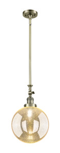 Beacon - 1 Light - 10 inch - Antique Brass - Stem Hung - Mini Pendant (206-AB-G208-10)