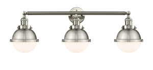 Hampden - 3 Light - 34 inch - Brushed Satin Nickel - Bath Vanity Light (205-SN-HFS-61-SN-LED)