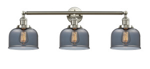 Bell - 3 Light - 32 inch - Brushed Satin Nickel - Bath Vanity Light (205-SN-G73-LED)