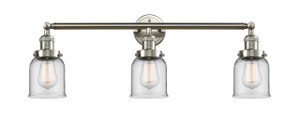 Bell - 3 Light - 30 inch - Brushed Satin Nickel - Bath Vanity Light (205-SN-G52-LED)