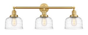 Bell - 3 Light - 32 inch - Satin Gold - Bath Vanity Light (205-SG-G713-LED)