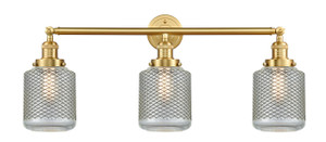 Stanton - 3 Light - 32 inch - Satin Gold - Bath Vanity Light (205-SG-G262)