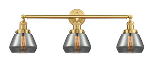 Fulton - 3 Light - 30 inch - Satin Gold - Bath Vanity Light (205-SG-G173)