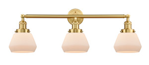 Fulton - 3 Light - 30 inch - Satin Gold - Bath Vanity Light (205-SG-G171)