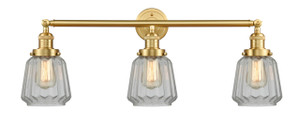 Chatham - 3 Light - 30 inch - Satin Gold - Bath Vanity Light (205-SG-G142-LED)