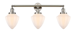 Bullet - 3 Light - 34 inch - Polished Nickel - Bath Vanity Light (205-PN-G661-7)