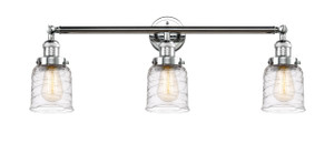 Bell - 3 Light - 30 inch - Polished Chrome - Bath Vanity Light (205-PC-G513-LED)