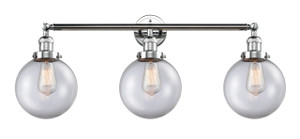 Beacon - 3 Light - 32 inch - Polished Chrome - Bath Vanity Light (205-PC-G202-8-LED)