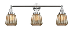 Chatham - 3 Light - 30 inch - Polished Chrome - Bath Vanity Light (205-PC-G146-LED)