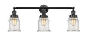 Canton - 3 Light - 30 inch - Oil Rubbed Bronze - Bath Vanity Light (205-OB-G184-LED) Canton - 3 Light - 30 inch - Oil Rubbed Bronze - Bath Vanity Light (205-OB-G184-LED)