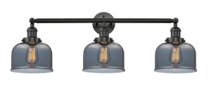 Bell - 3 Light - 32 inch - Matte Black - Bath Vanity Light (205-BK-G73-LED)